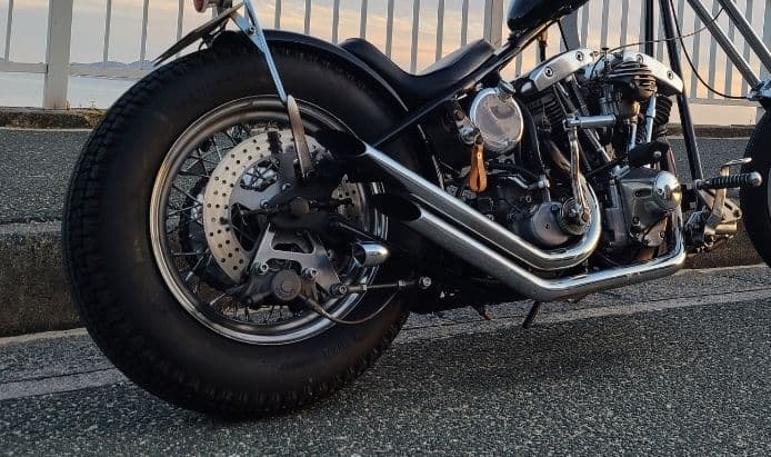 ハーレー　ショベル　スラッシュマフラー