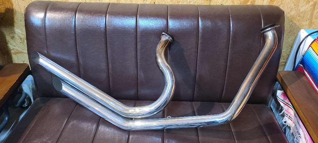 ハーレー　ショベル　スラッシュマフラー