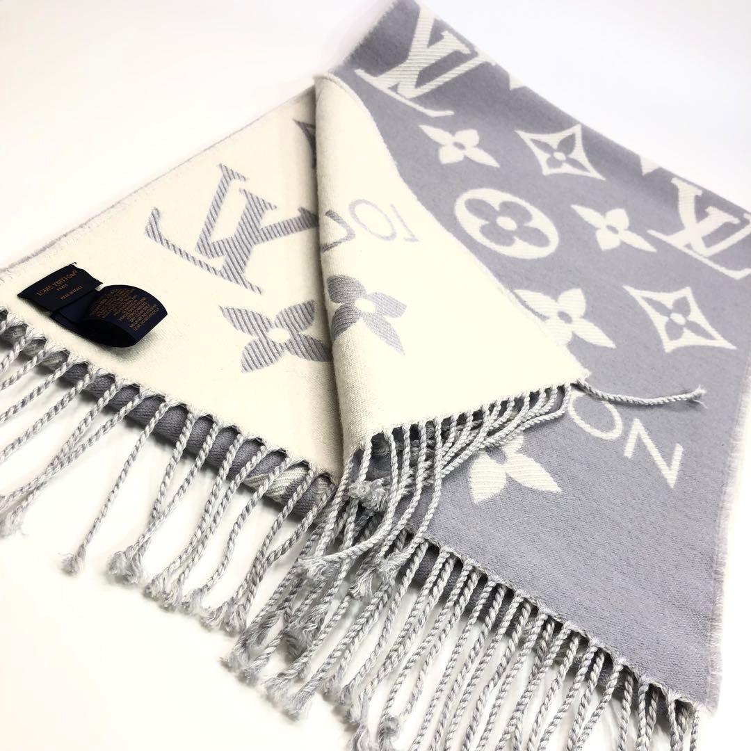 未使用級✨ルイヴィトン マフラー・LVエセンシャル グリクレール モノグラム