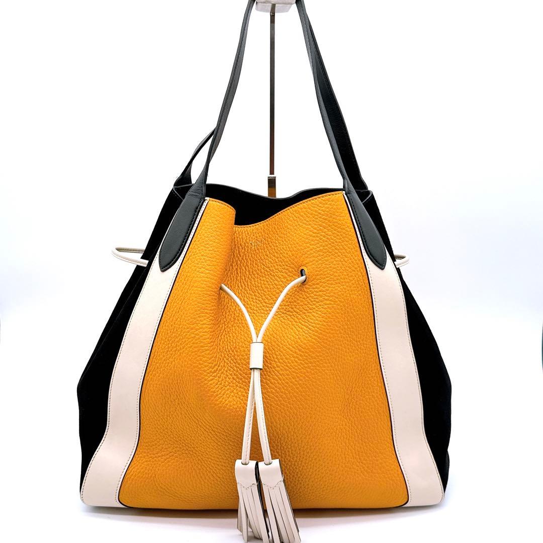MULBERRY マルベリー ミリー タッセル スエード レザー トート バッグ