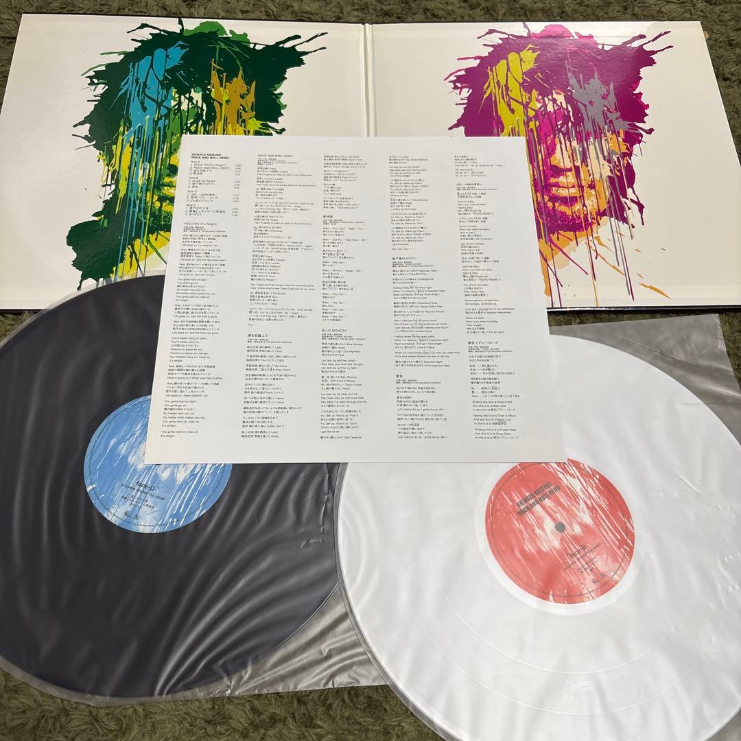 送料込み【カラー盤】LP 桑田佳祐　ROCK AND ROLL HERO