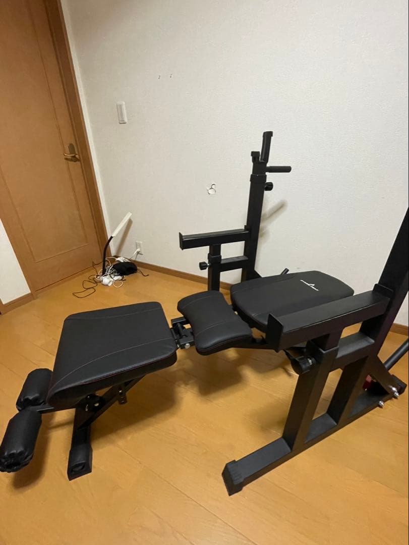 ベンチプレスセット （トレーニングベンチ + バーベルスタンド + バーベル）