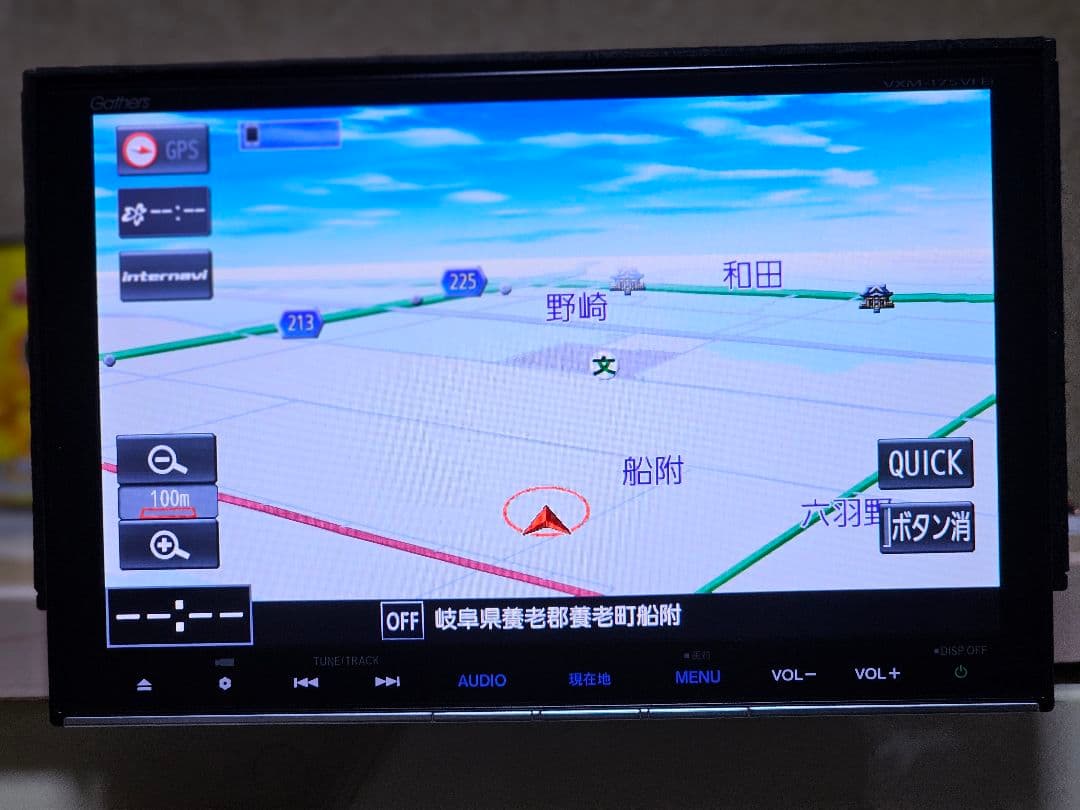 Gathers VXM-175VFEI カーナビ ットセキュリティコード付きBT