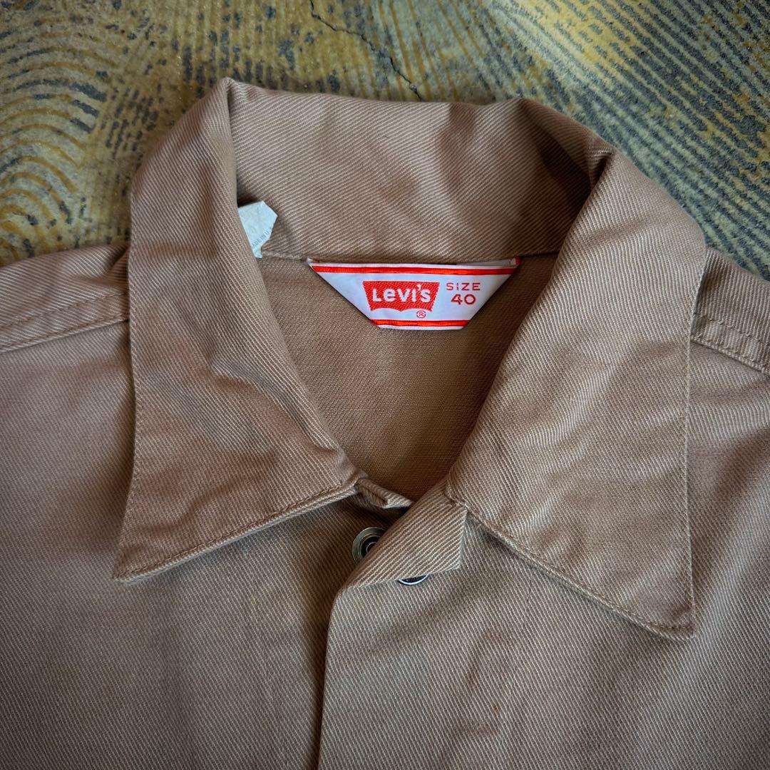 美品 Levi's 70s 【40】コットン ジャケット ベージュ USA