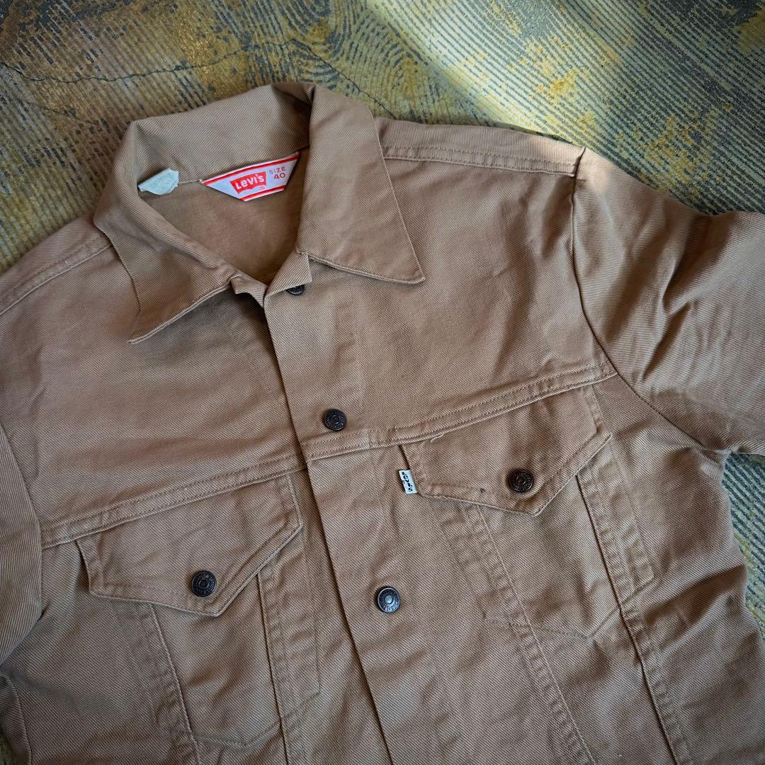 美品 Levi's 70s 【40】コットン ジャケット ベージュ USA