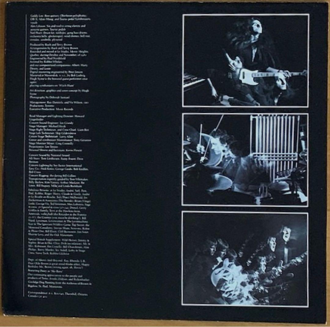 【中古LP】Rush - Moving Pictures 米国オリジナル盤 美品