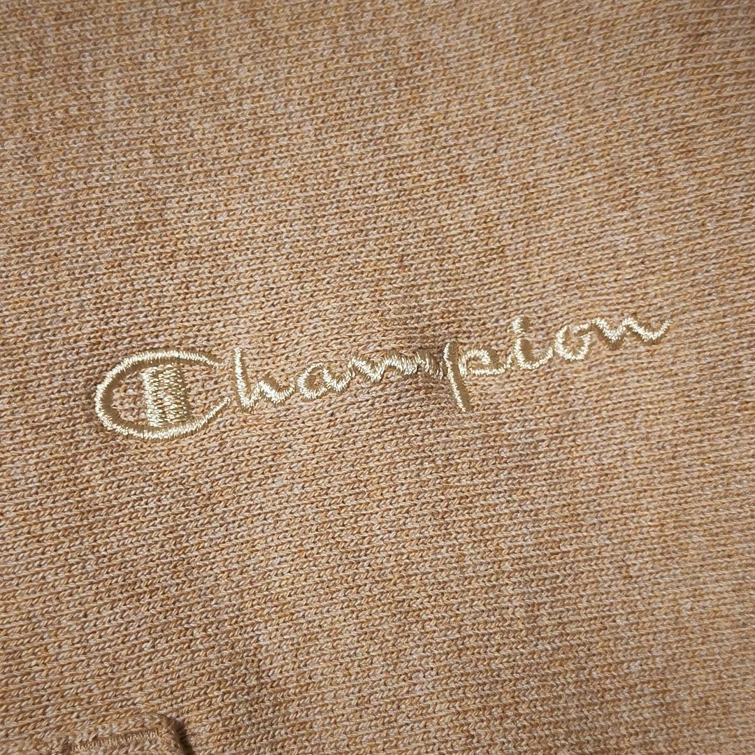 FRAMeWORK Champion 別注 ハーフジップ スウェット ベージュ