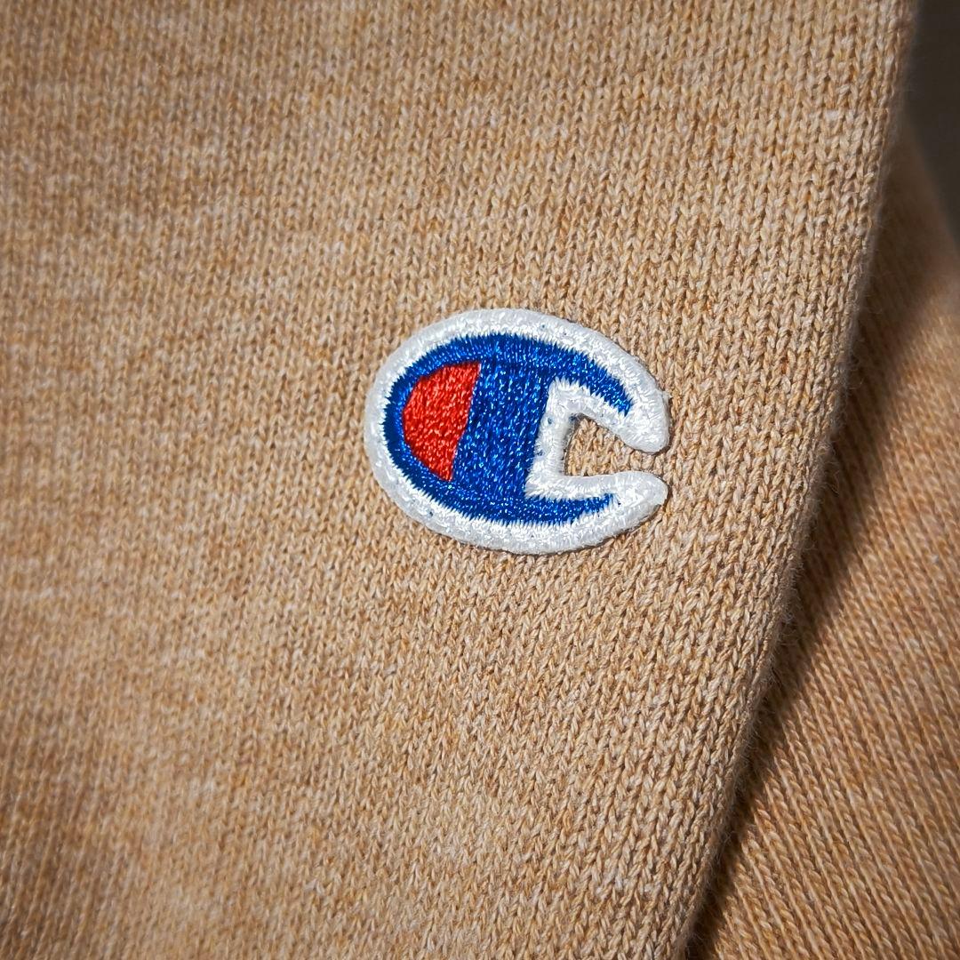 FRAMeWORK Champion 別注 ハーフジップ スウェット ベージュ