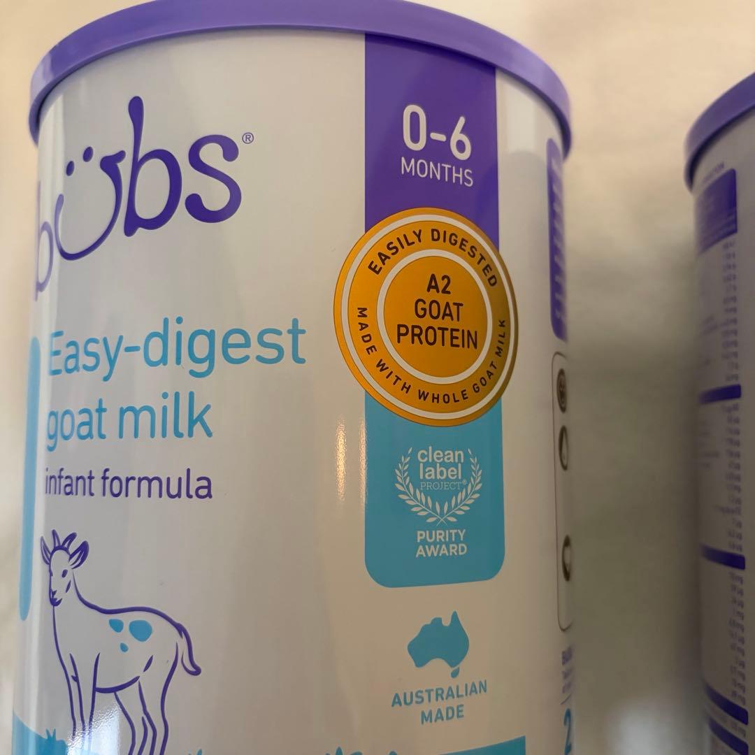 エミューズ Bubsオーガニック粉ミルク ステップ1大缶800g 牛&ヤギ2缶