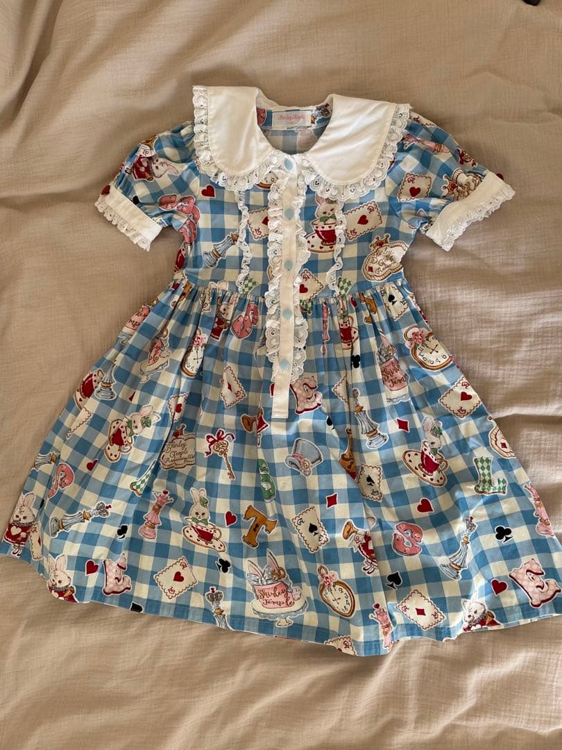 シャリーテンプル　半袖ワンピース