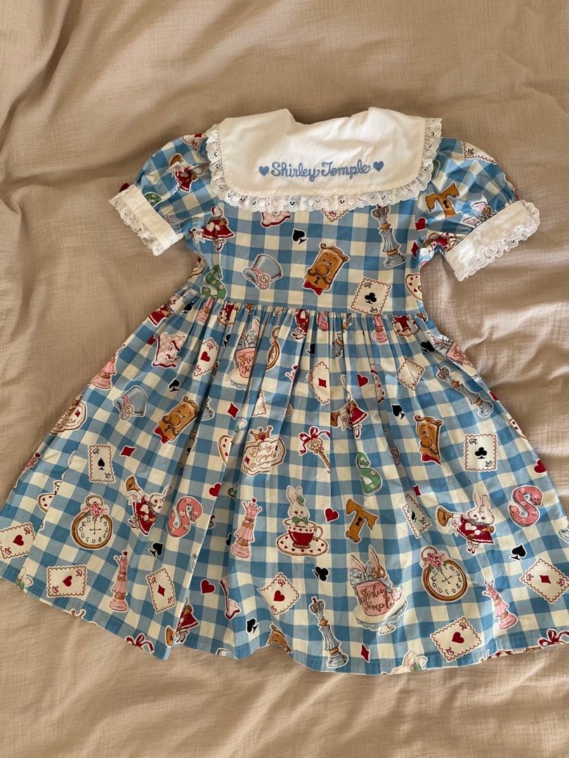 シャリーテンプル　半袖ワンピース