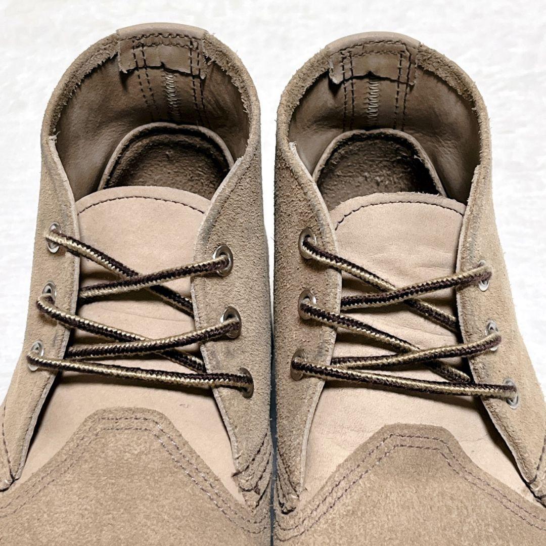 【極美品】レッドウィング 3143 ワークチャッカブーツ スエード 26cm