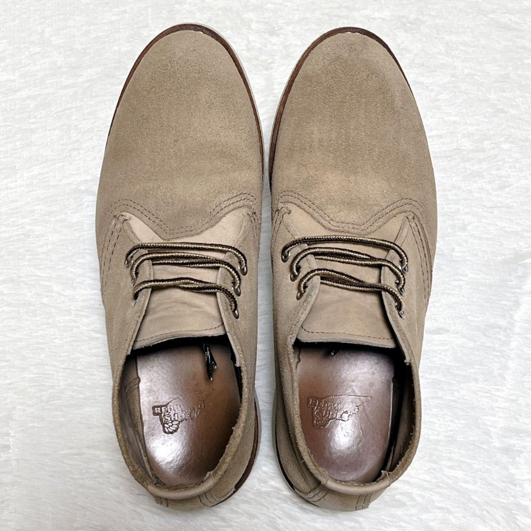 【極美品】レッドウィング 3143 ワークチャッカブーツ スエード 26cm