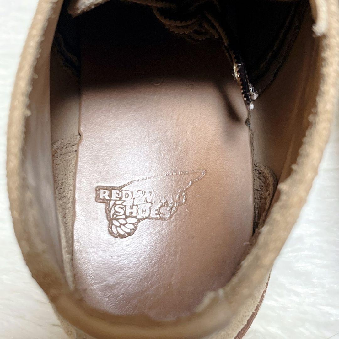 【極美品】レッドウィング 3143 ワークチャッカブーツ スエード 26cm