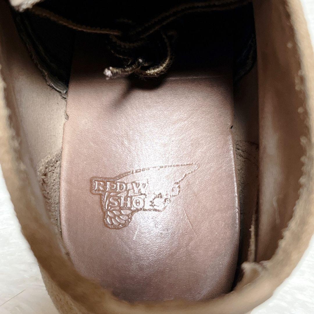 【極美品】レッドウィング 3143 ワークチャッカブーツ スエード 26cm