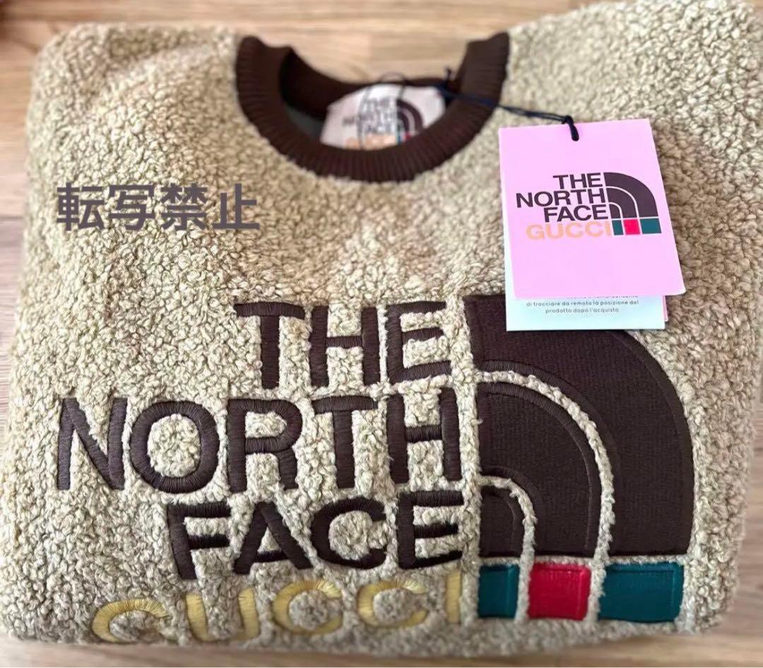 【新品】グッチ×ノースフェイス　フリース　トレーナー