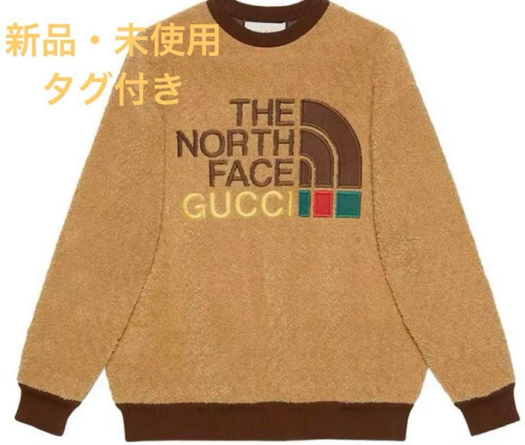 【新品】グッチ×ノースフェイス　フリース　トレーナー