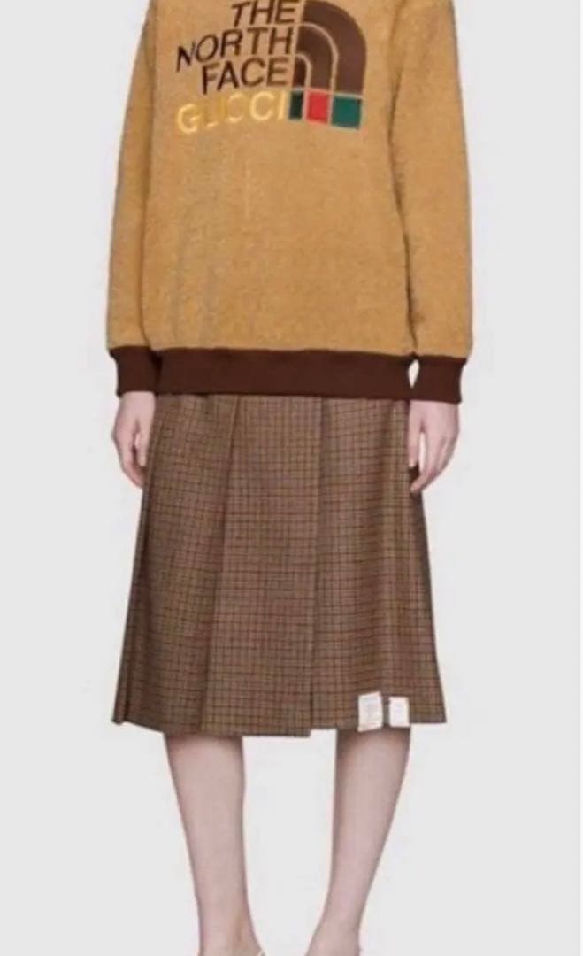 【新品】グッチ×ノースフェイス　フリース　トレーナー