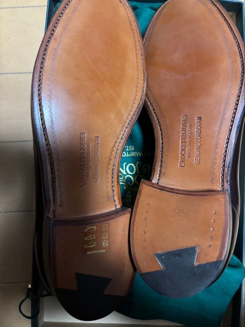 ★新品★Crockett&Jones/MAINE2コードバン/5