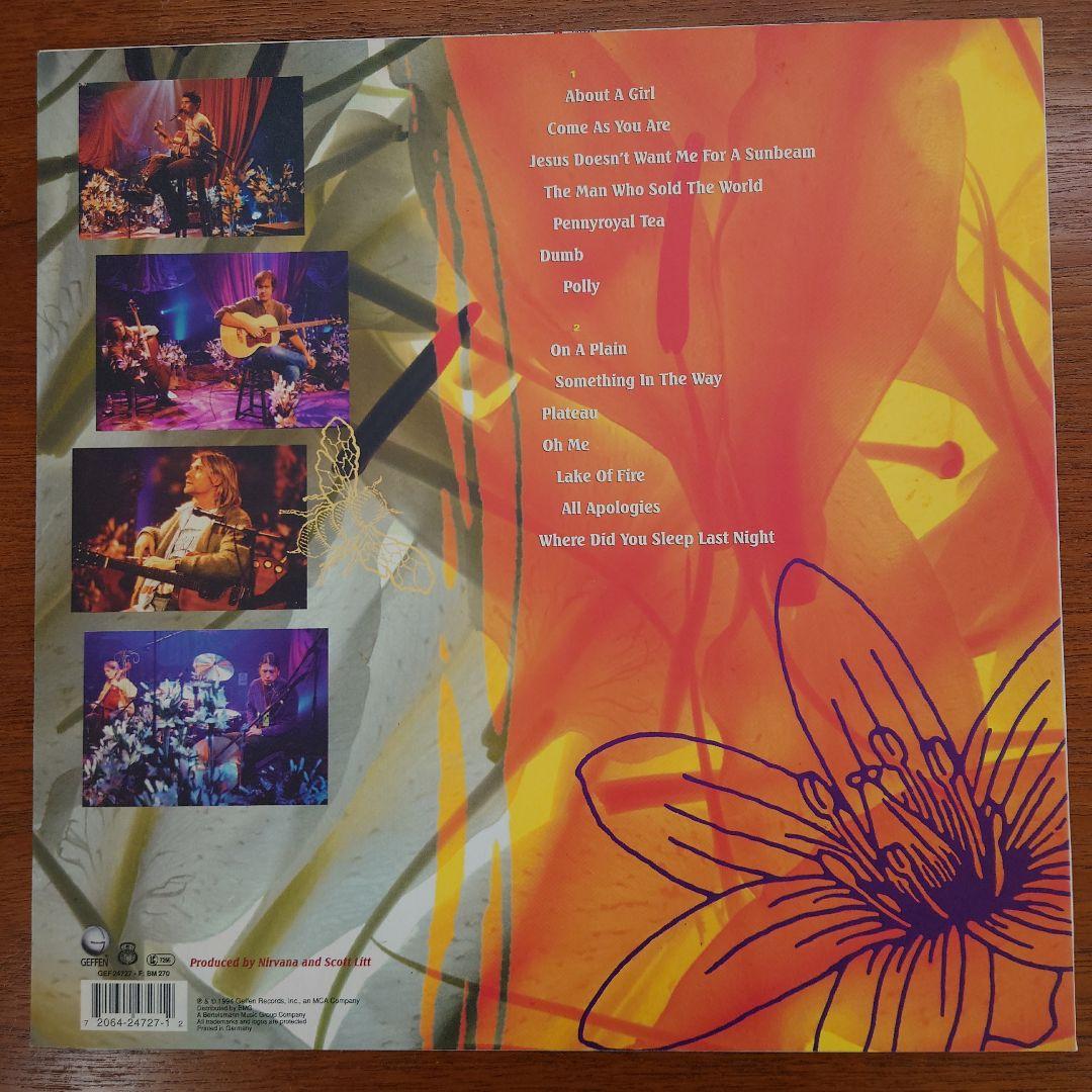 Nirvana Unplugged in New York レコード オリジナル