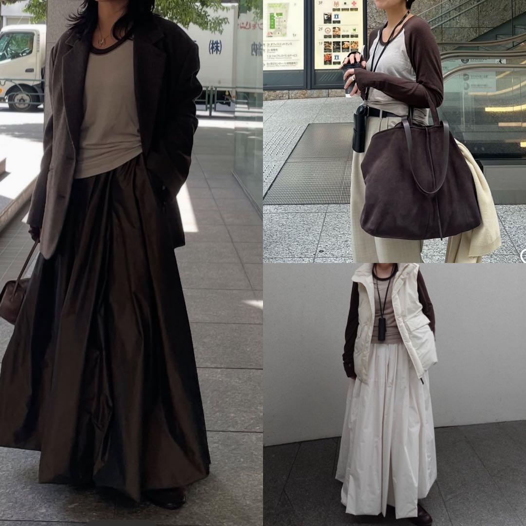 ETRE TOKYO 25AW ソフトフライスラグランロンTee ブラウン