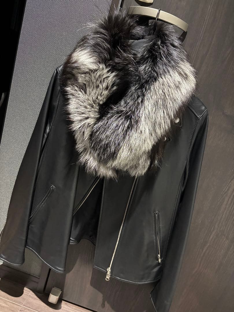 モラビト豪華フォックスファーマフラー