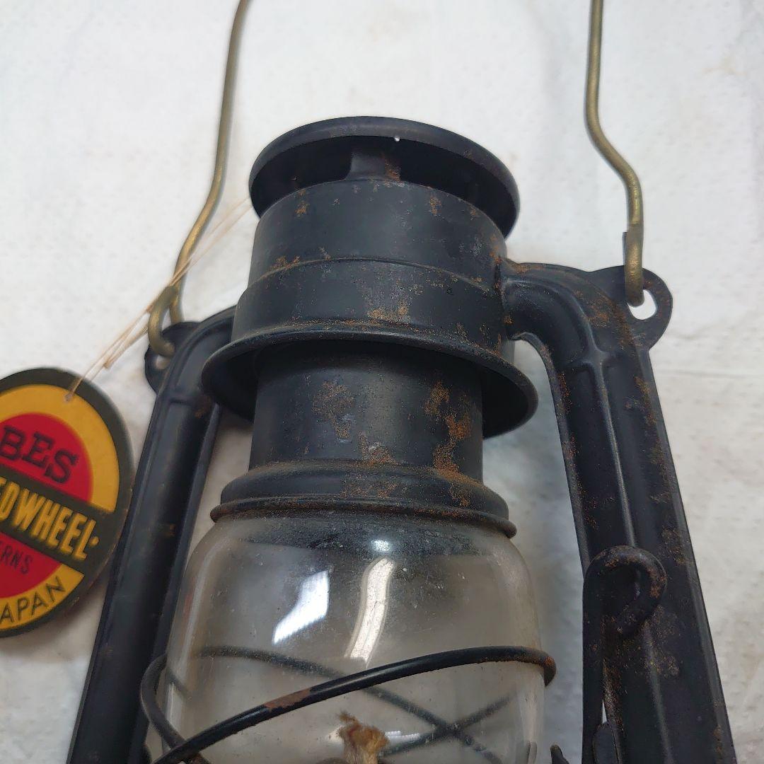 昭和レトロ　別所ランプ　ウィングドウィールハリケーンランタン　日本製