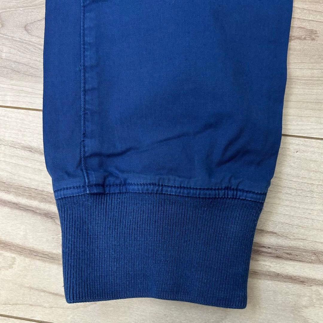 【XSサイズ】ストレッチスリムリブパンツ ネイビー XS レディース