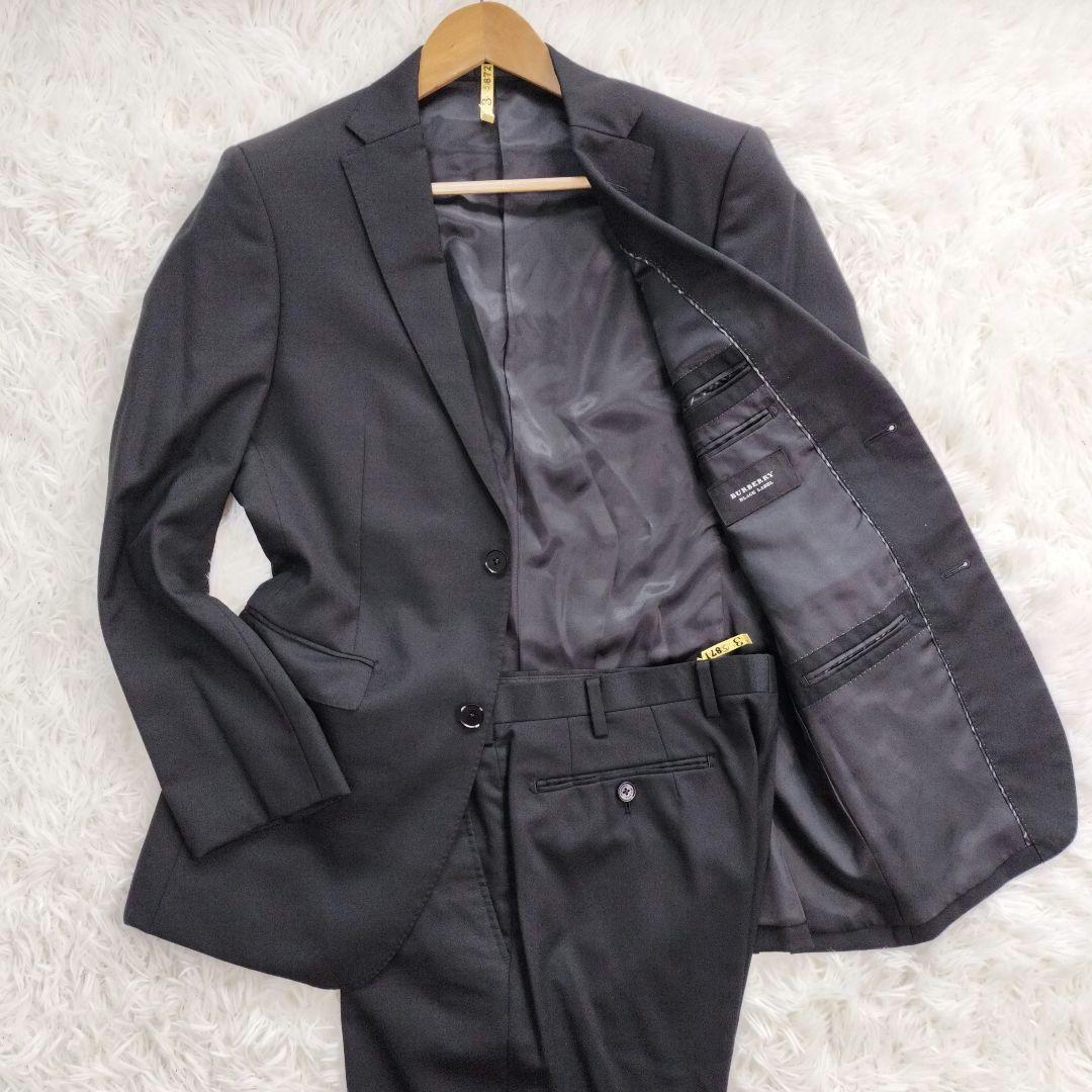 【極美品】バーバリーブラックレーベル スーツ セットアップ ブラック M