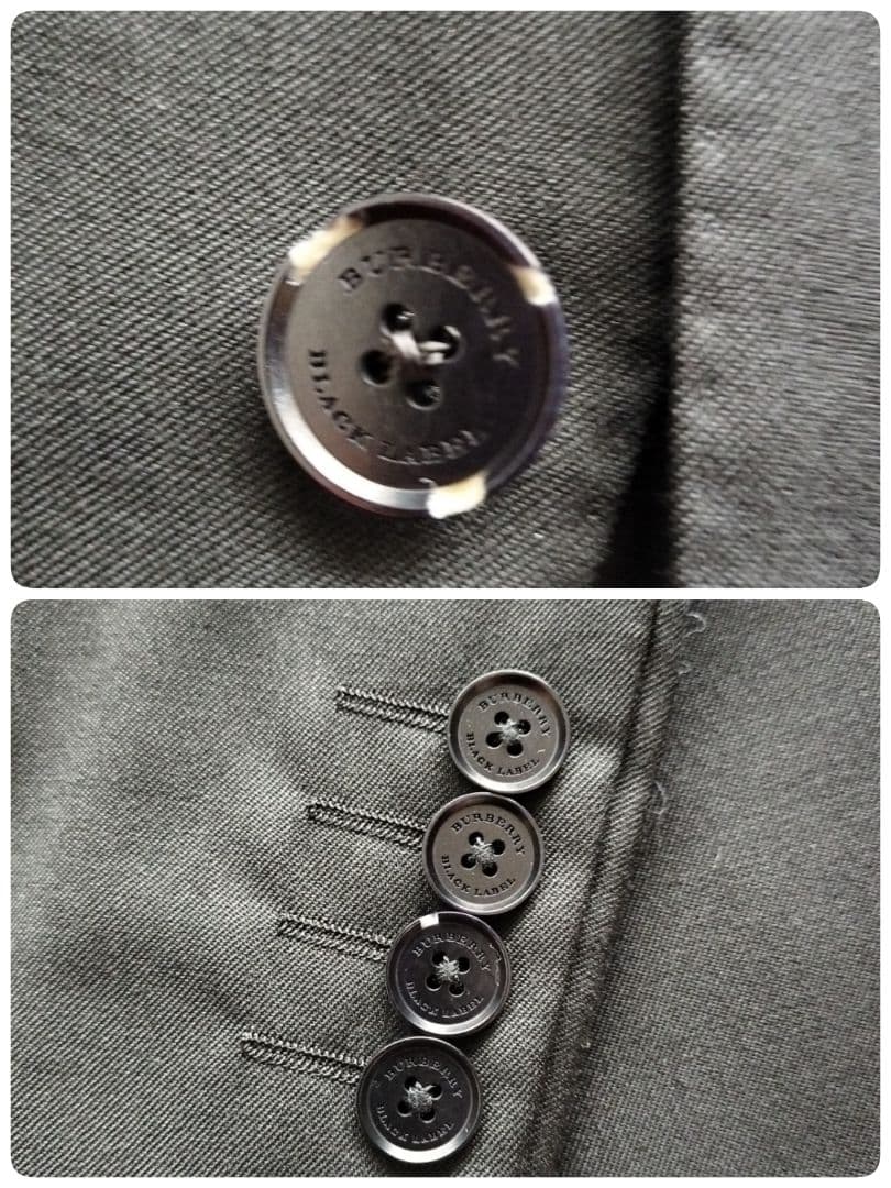 【極美品】バーバリーブラックレーベル スーツ セットアップ ブラック M