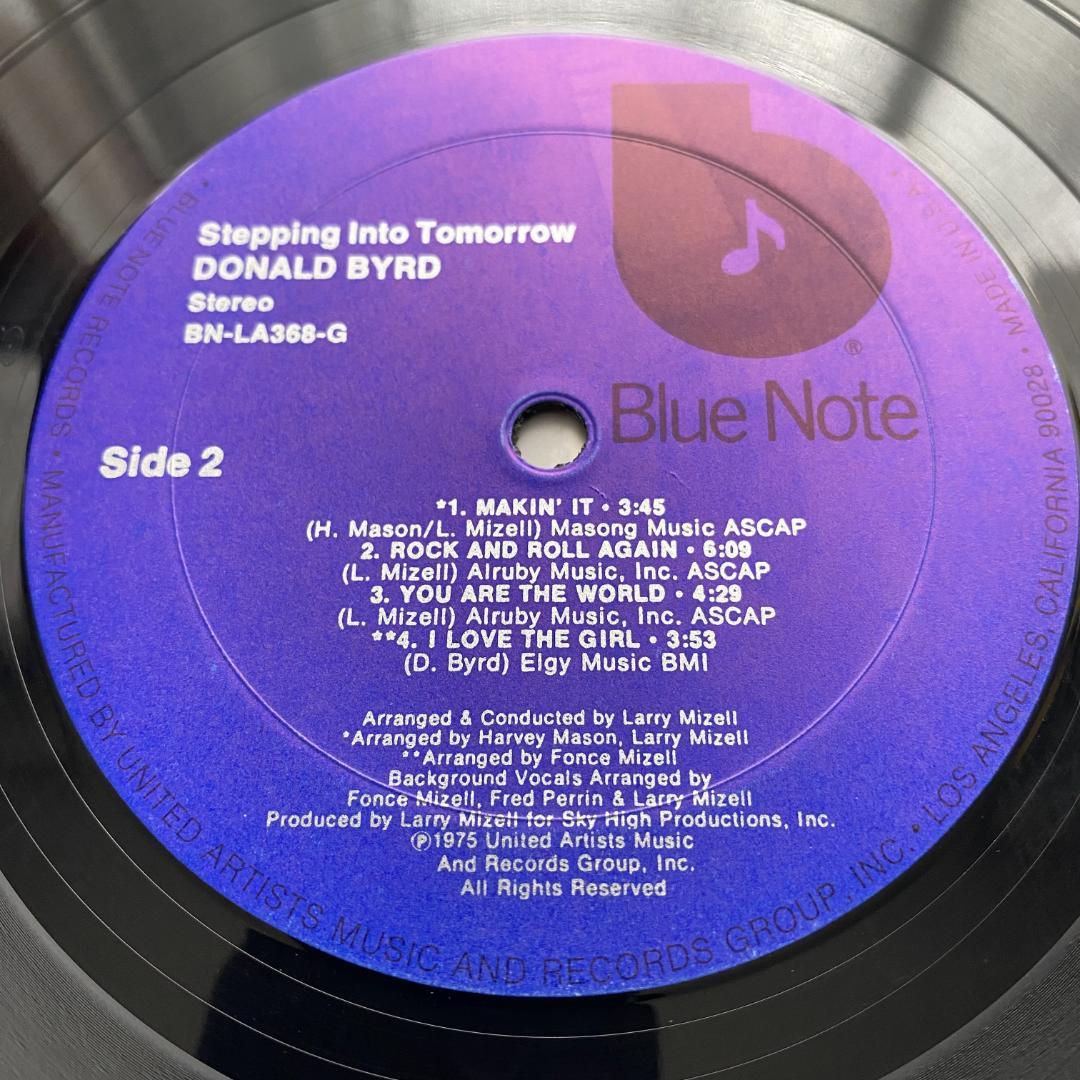 洋楽 LP Donald Byrd Stepping into US ORG