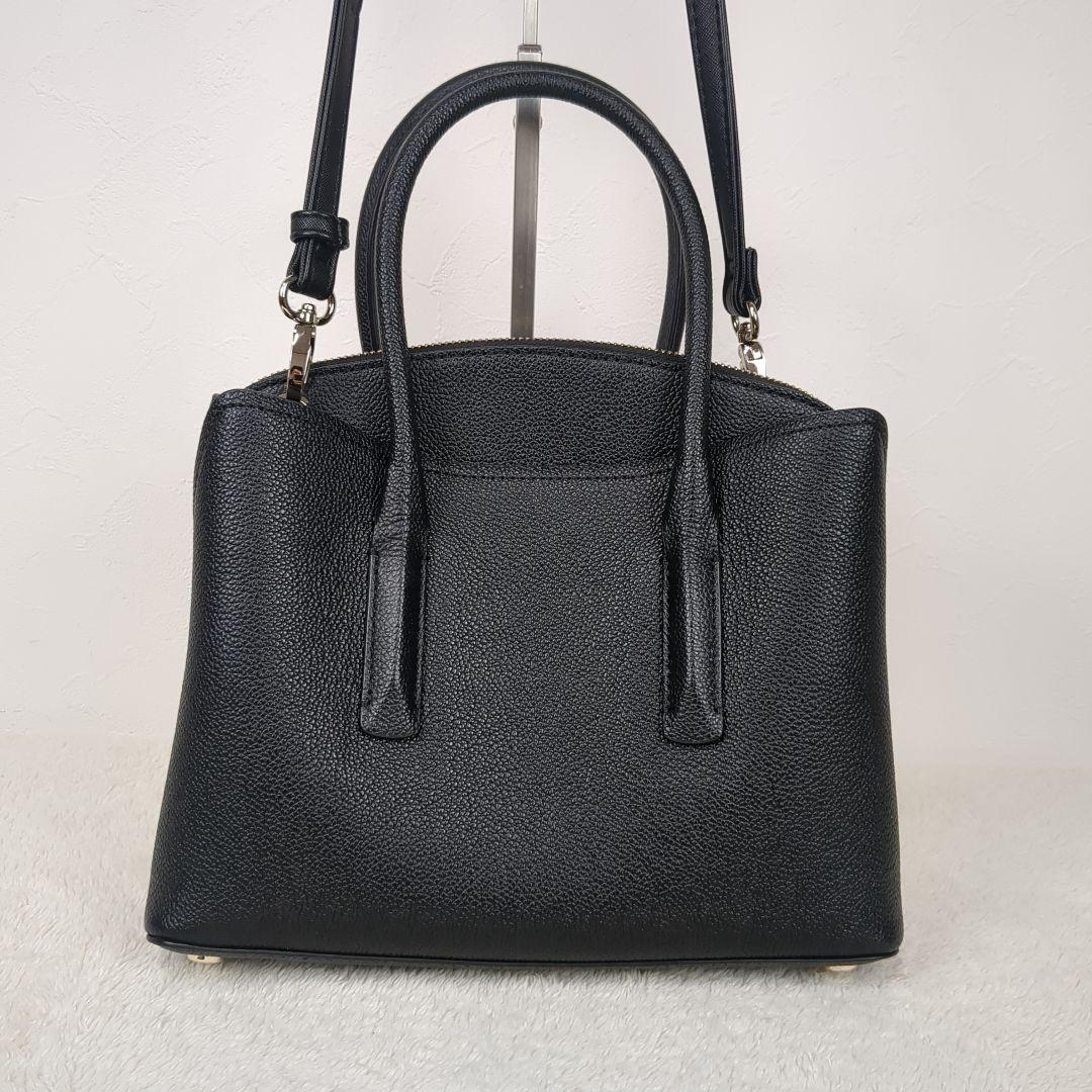 【美品】kate spade ケイトスペード　マルゴー　2way　レザー　黒