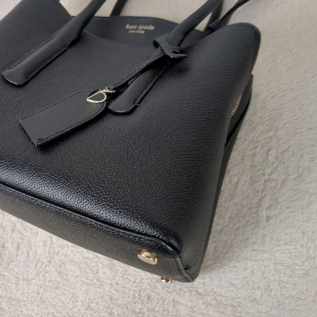 【美品】kate spade ケイトスペード　マルゴー　2way　レザー　黒