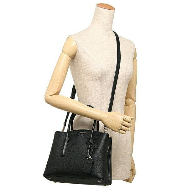 【美品】kate spade ケイトスペード　マルゴー　2way　レザー　黒