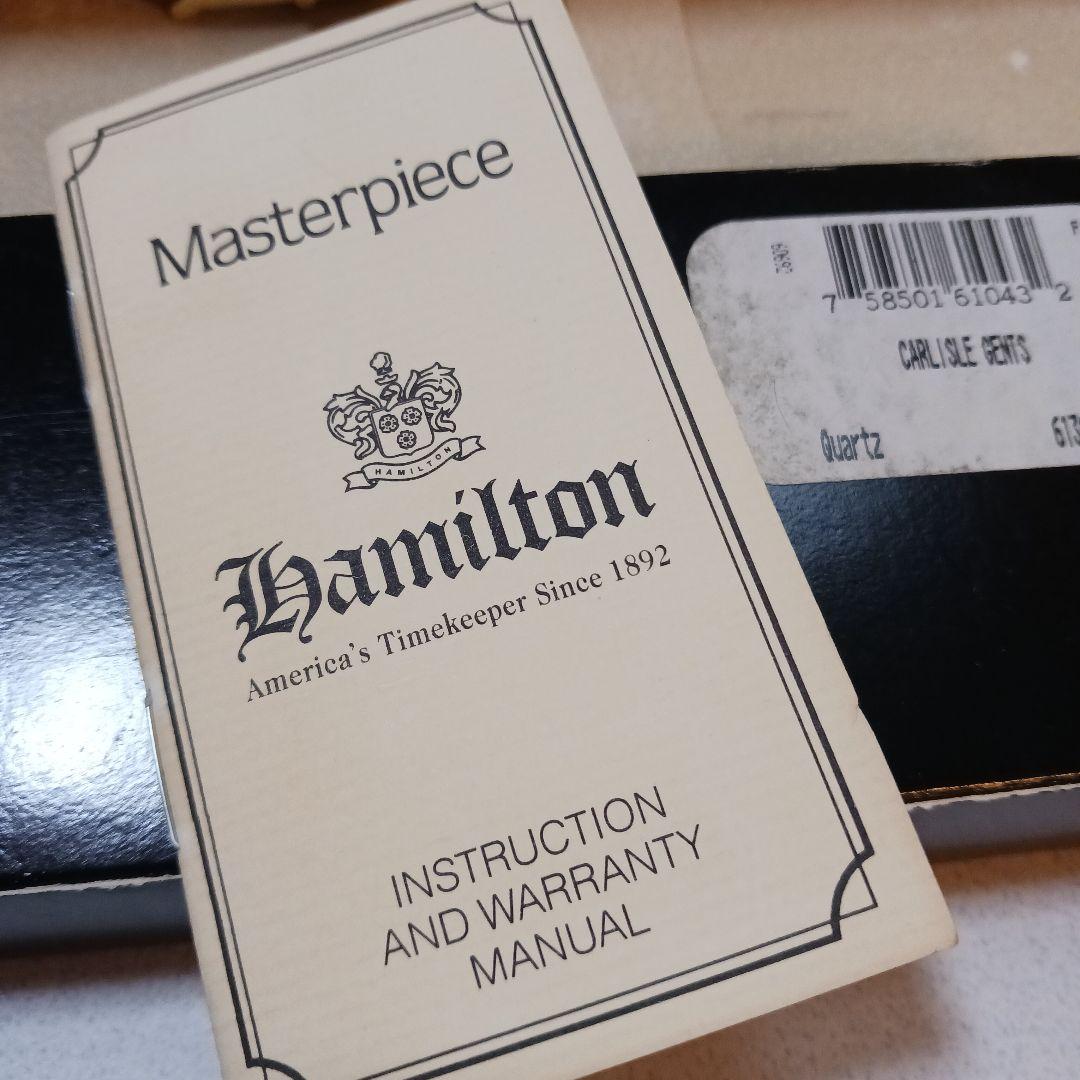 ゆ*i様 Hamilton Masterpiece 腕時計 革 ハミルトン