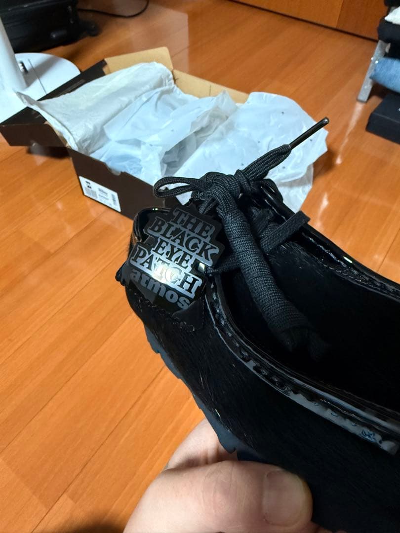 【新品未使用】Clarks BLACK EYE PATCH atmos