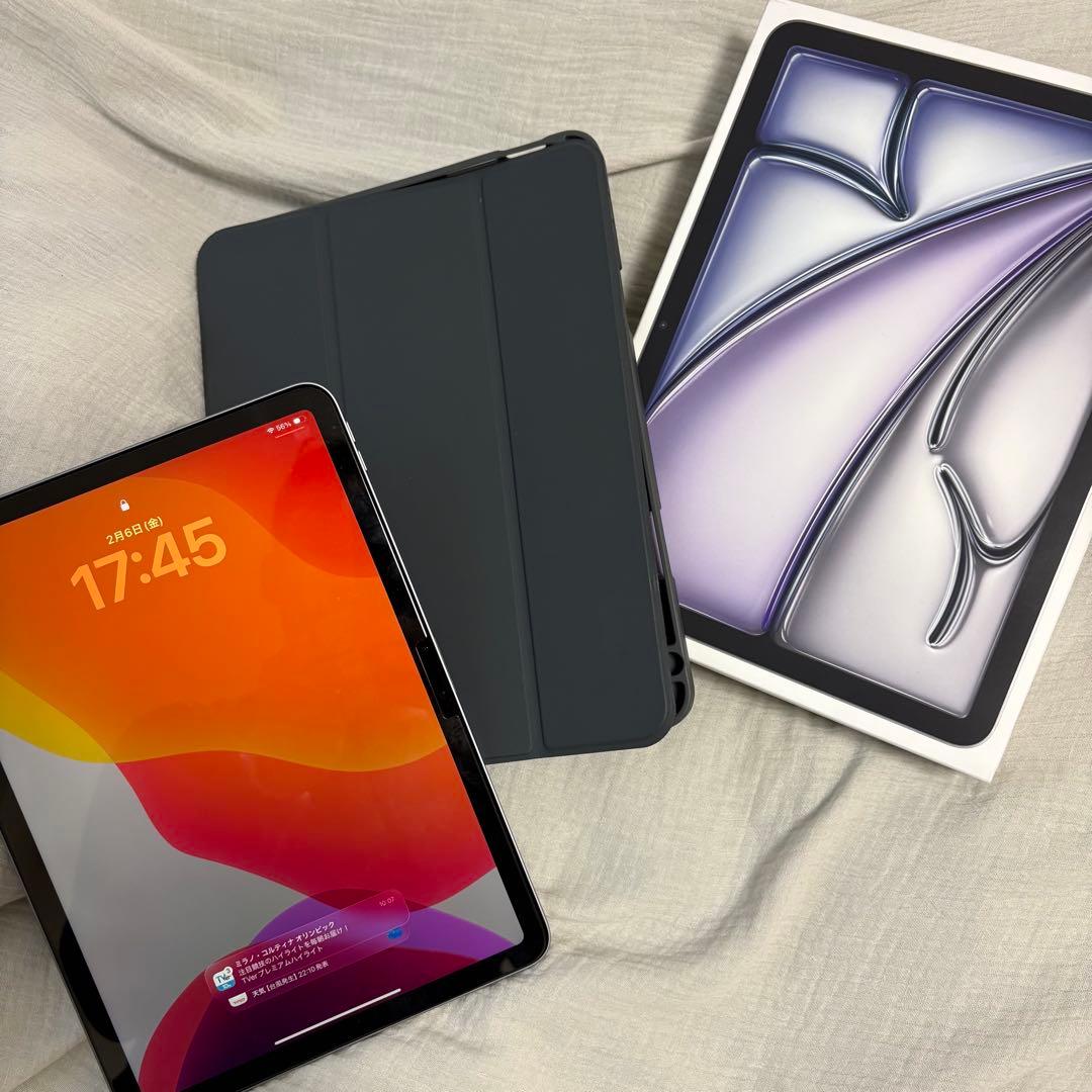 【美品】iPad Air 第6世代 Wi-Fi 128GB スペースグレイ