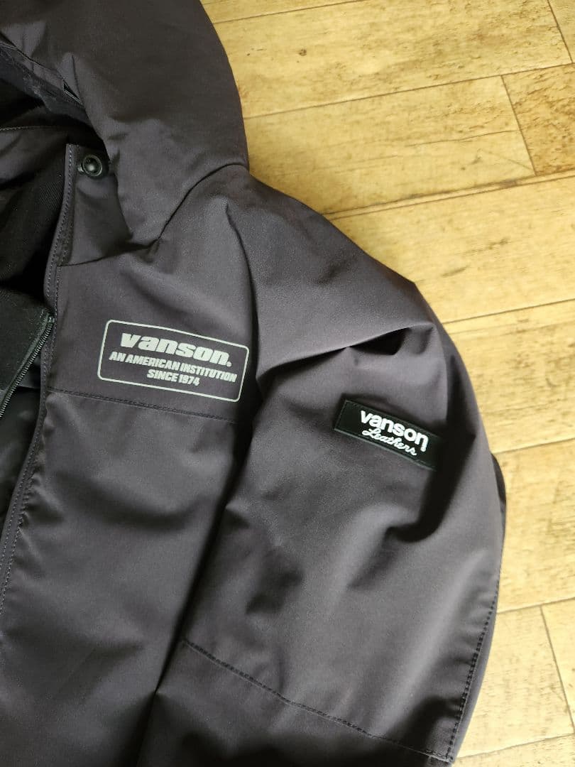 バンソン vanson フーディージャケットSVS2506W 　グレー　XL