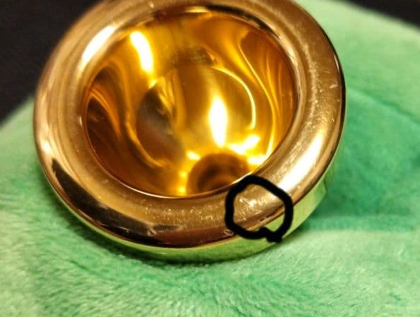 デニスウィック トロンボーンマウスピース 5BL 太管 GP