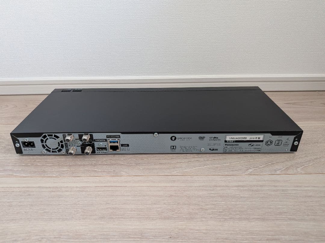 Panasonic ブルーレイレコーダー DMR-BRW560 2019年製