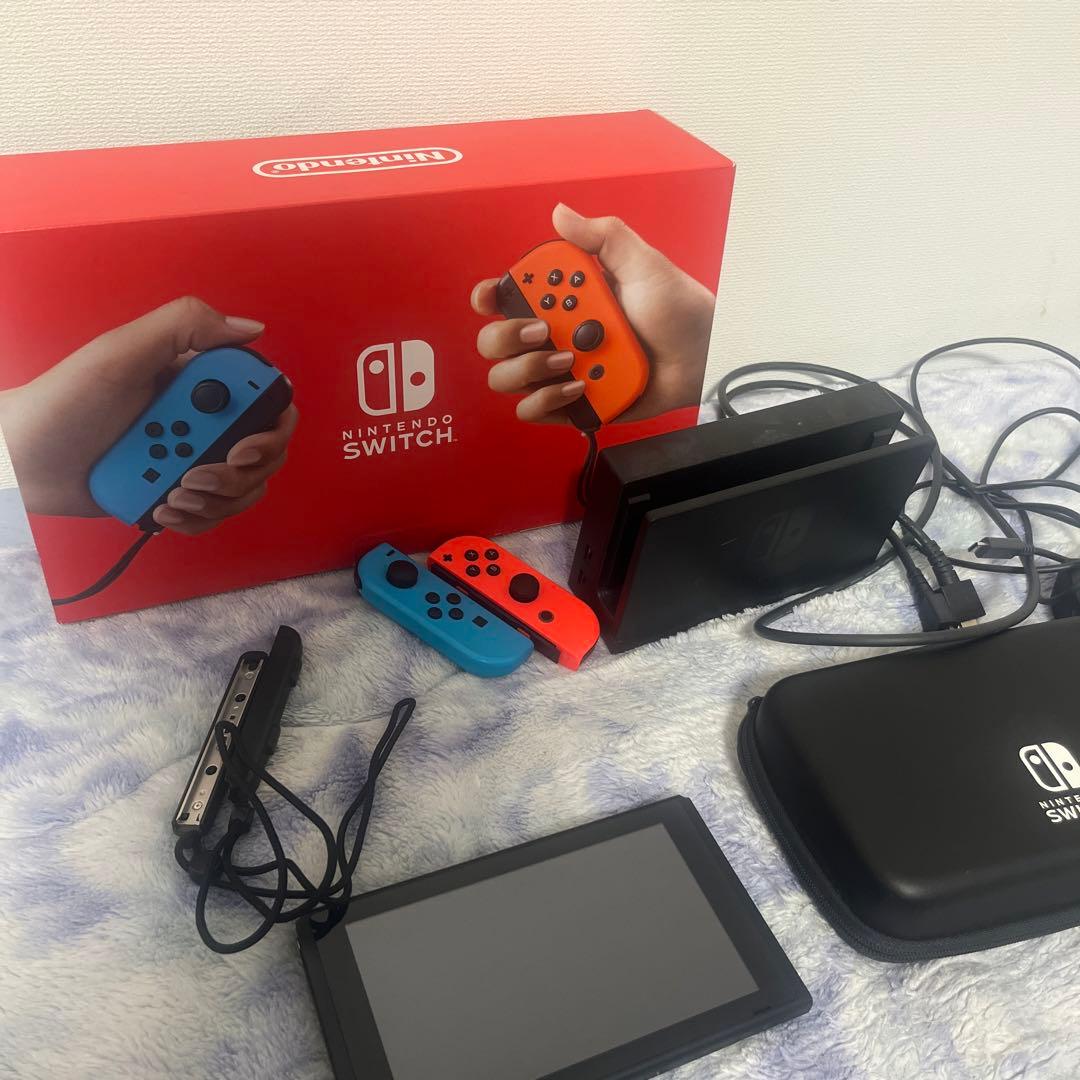 Nintendo Switch 本体 箱付き 全セット 動作確認済み