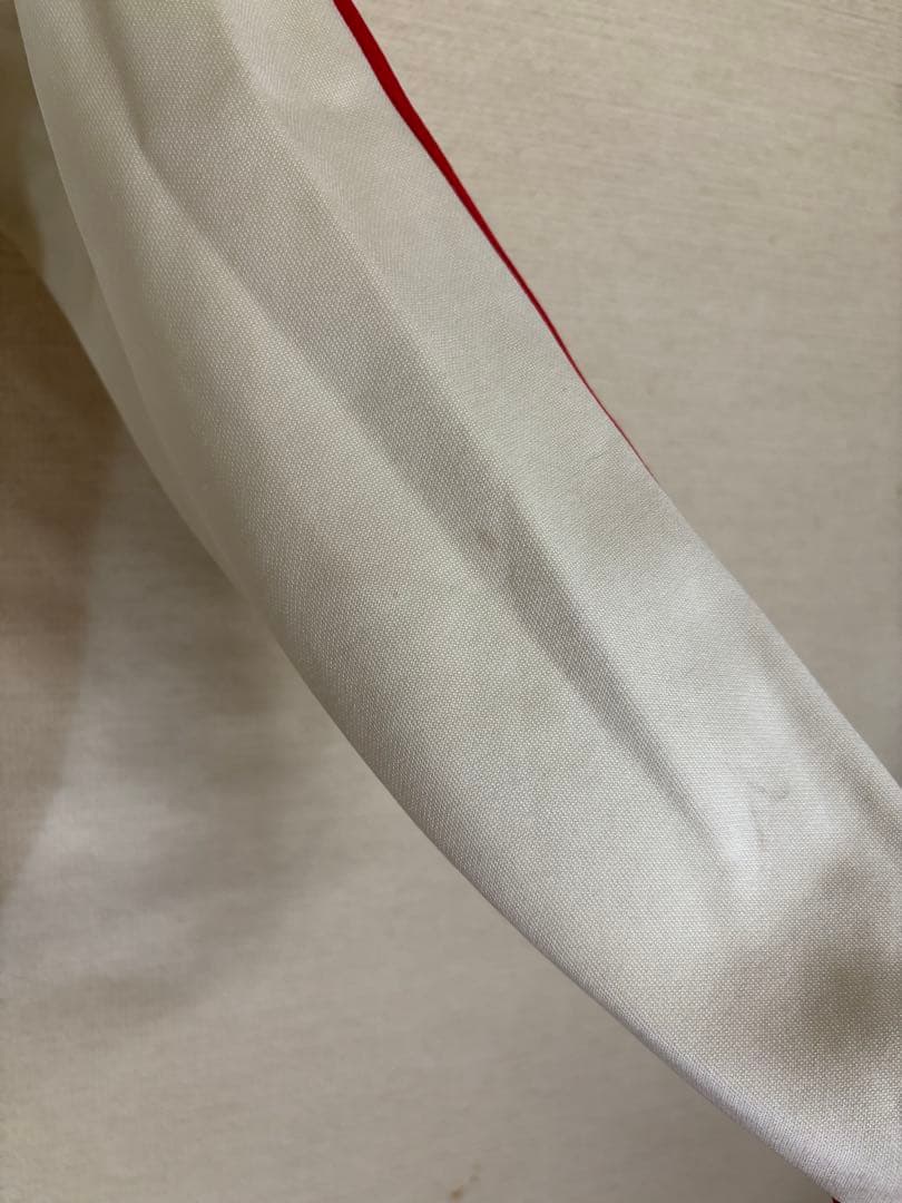 80's adidas トラックジャケット　デサント製　赤 白