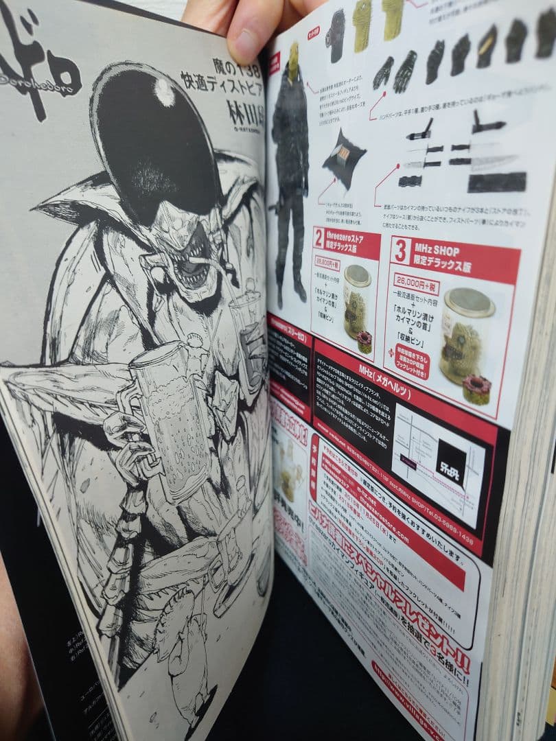 ヒバナ　2015年11月号　ドロヘドロ表紙