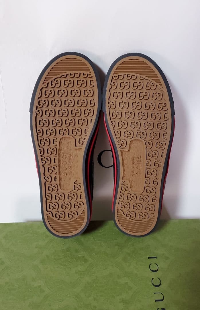 ✨️新品✨️ GUCCI テニス スニーカー ブラック レザー 35.5