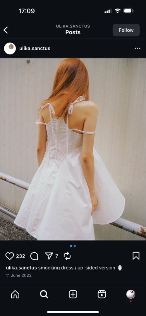 ワンピース Ulikasanctus smoking dress black