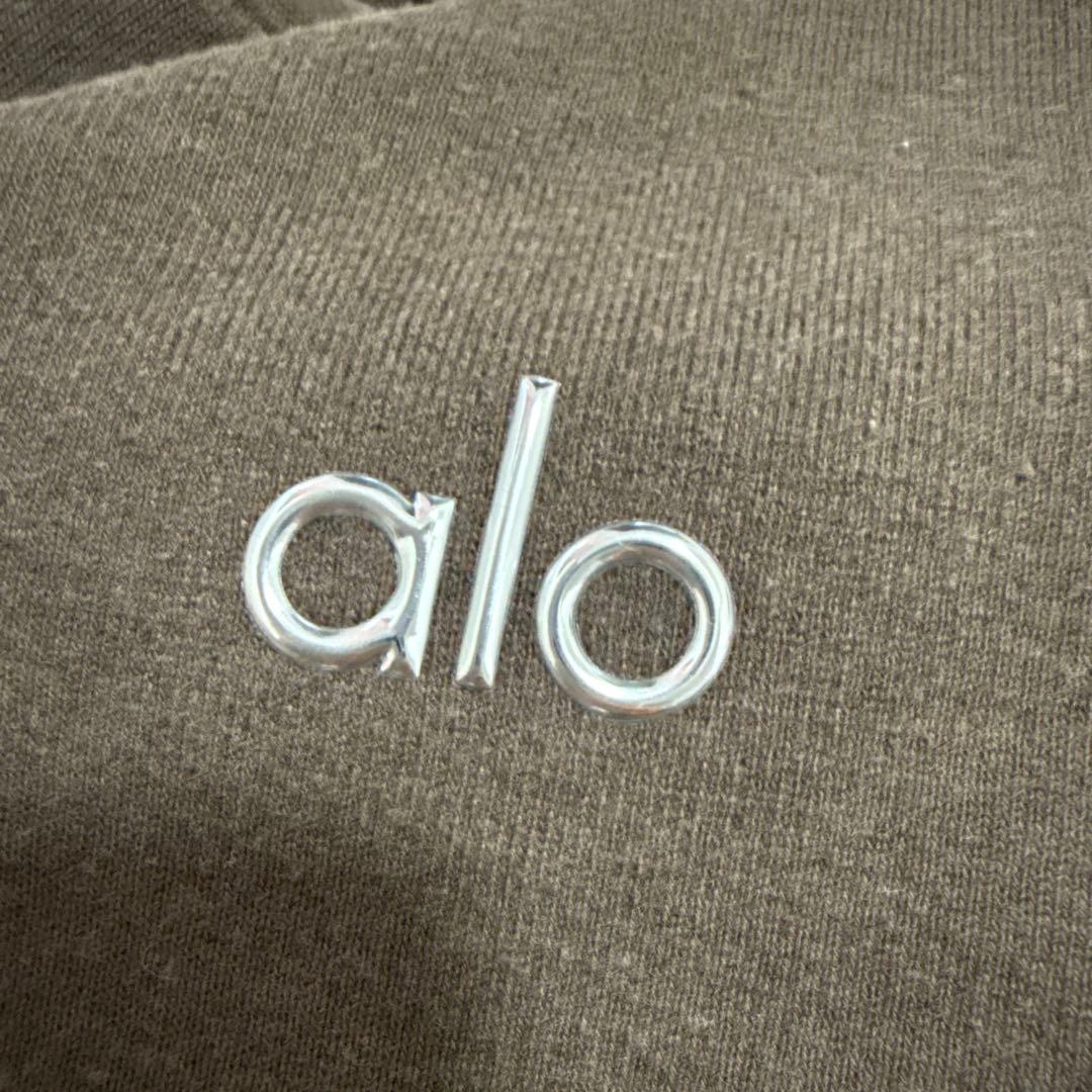 alo ダークブラウン スウェット