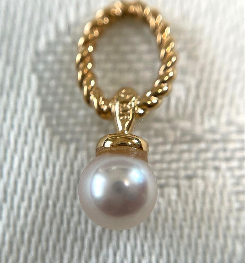 TASAKI タサキ チャーム K18 ペンダントトップ パール