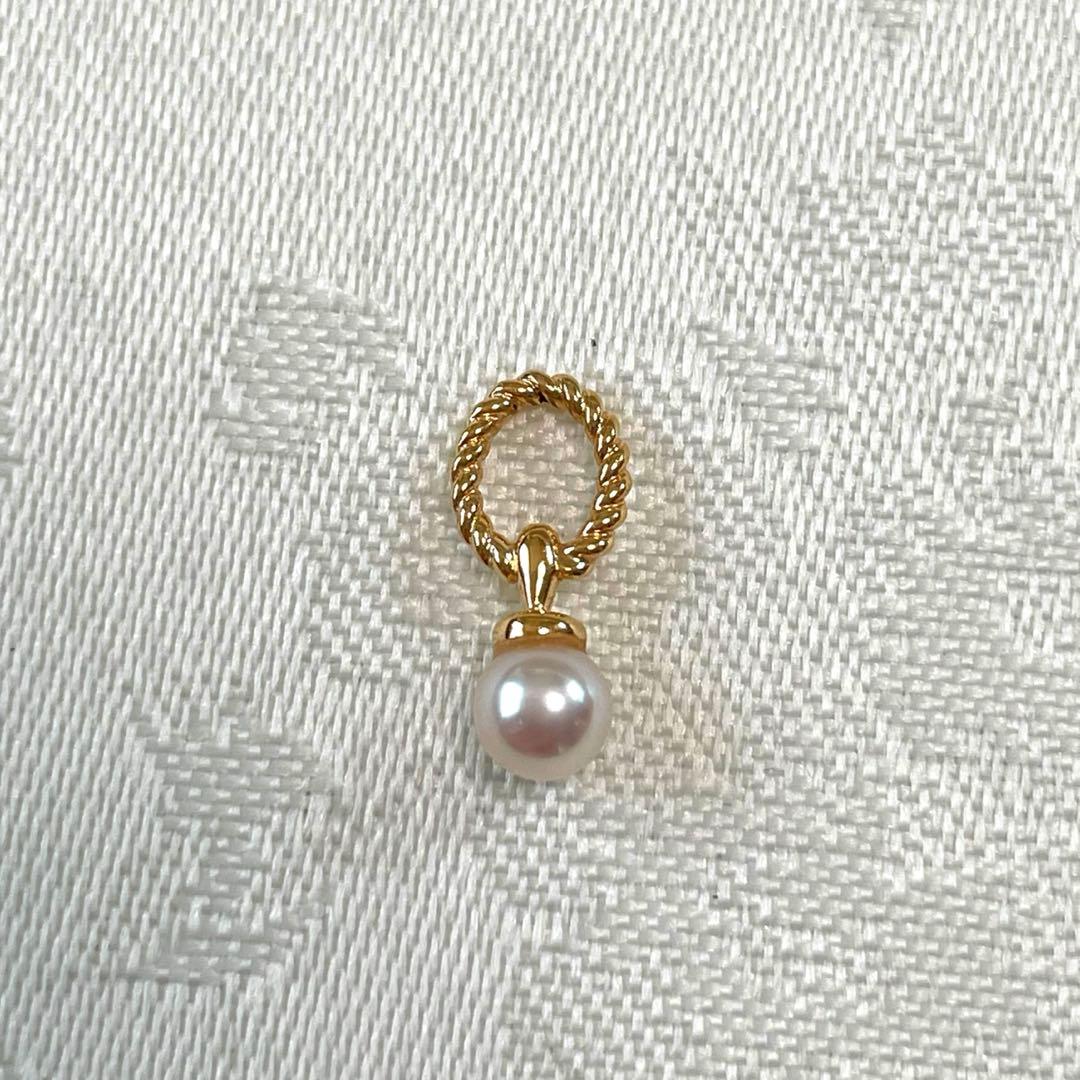 TASAKI タサキ チャーム K18 ペンダントトップ パール