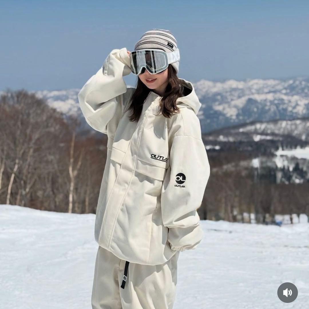 OUTLAX コーデュロイ フルジップ パンツ L