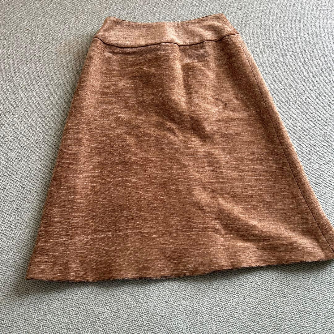 ミナ ペルホネンtori to hana (鳥と花)テキスタイルのスカート